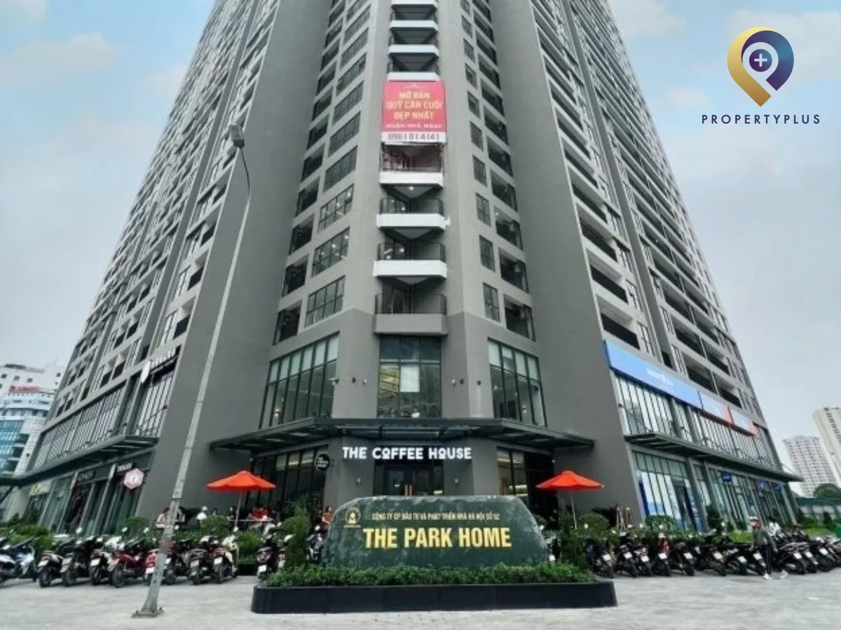 Toàn cảnh tòa nhà The Park Home nổi bật tại Cầu Giấy, Property Plus